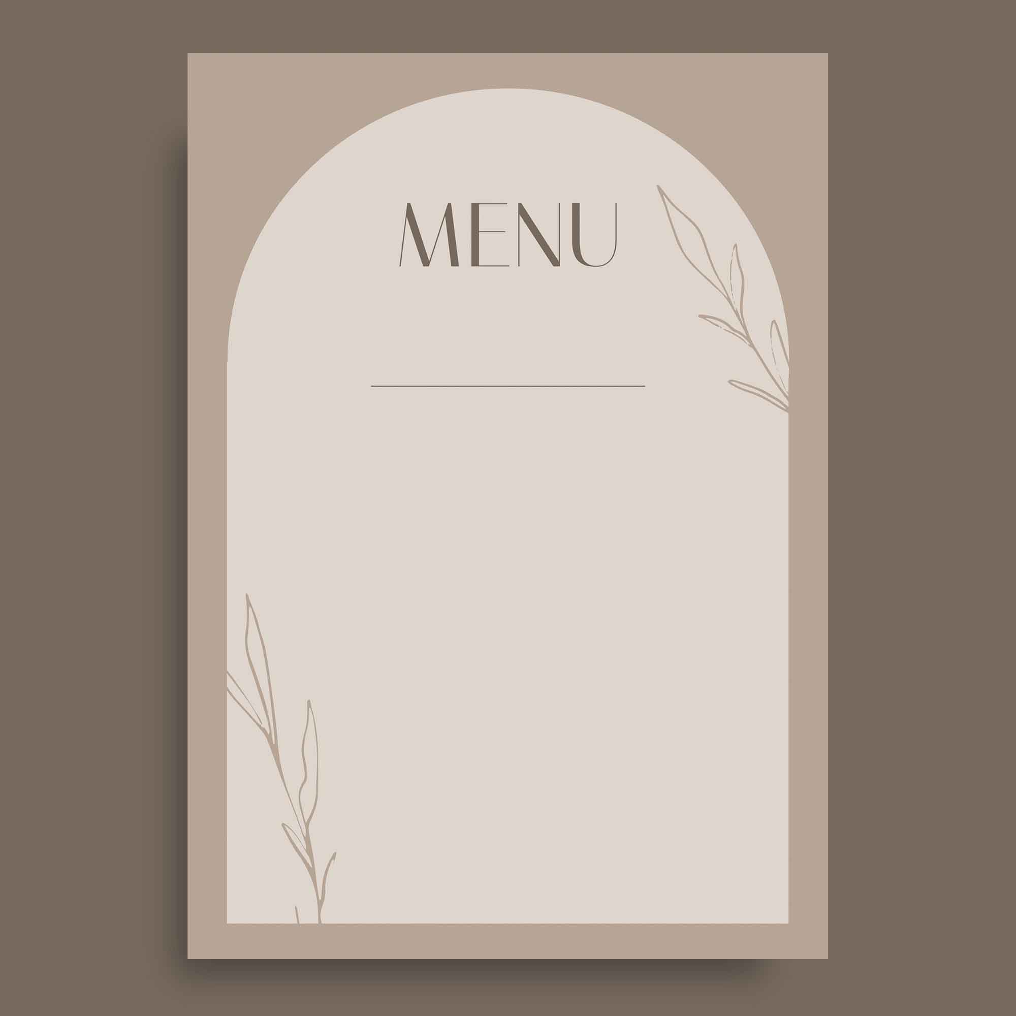 supports de communication menu