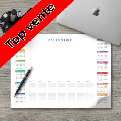 calendrier sous main