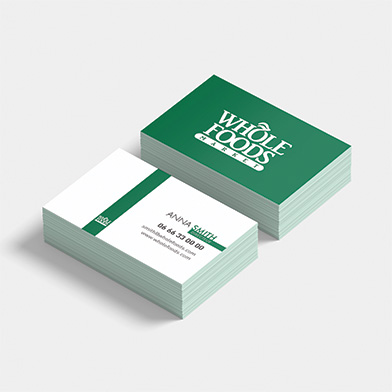 carte de visite recyclé