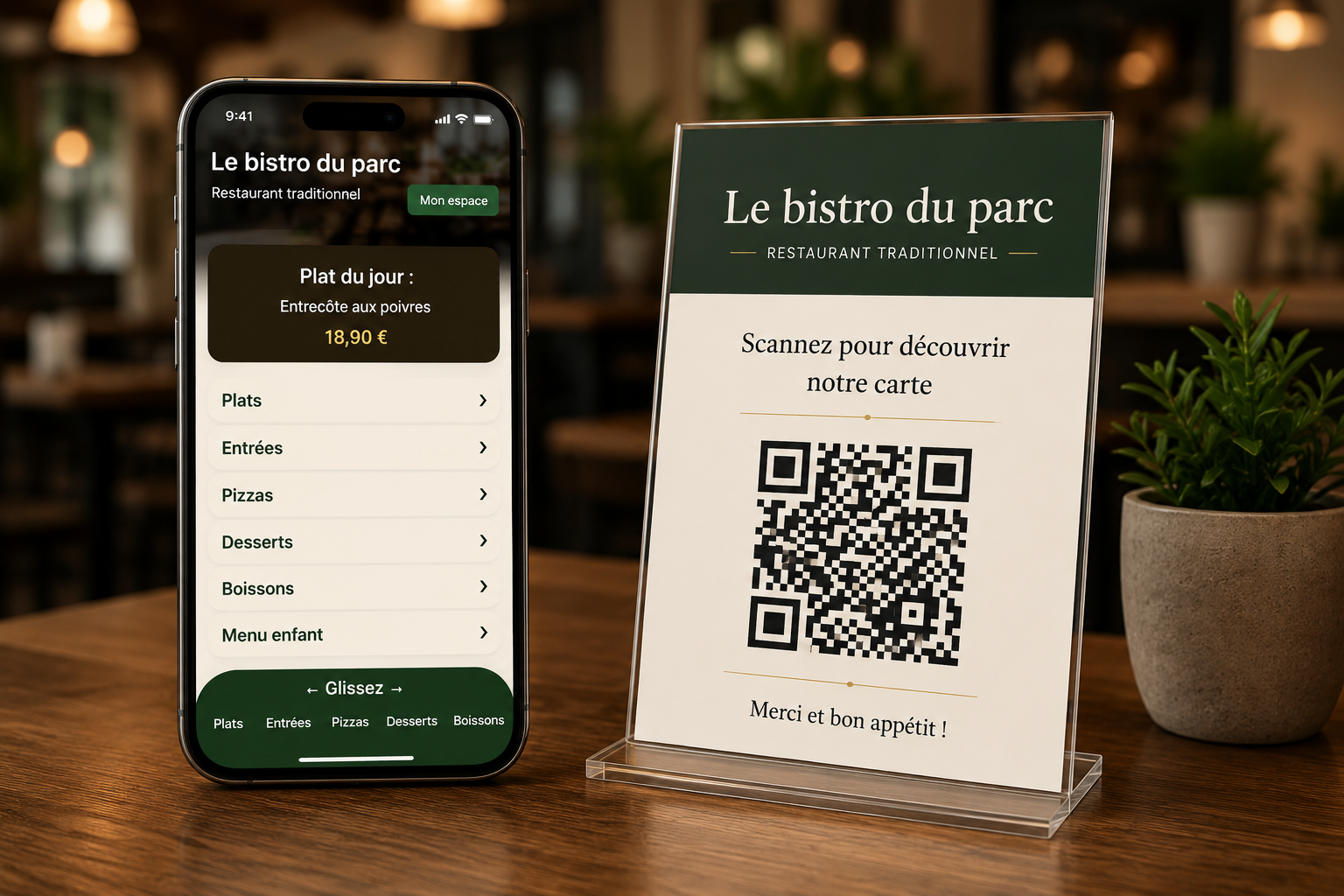 menuqr accueil
